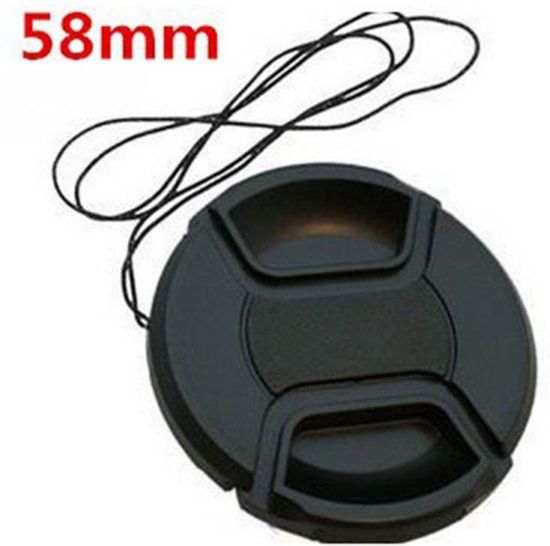- 58mm Luxe Lensdop / UwCamera Huismerk Lensdop