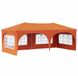 vidaXL Pop-up Feesttent 575 x 288 x 245 cm Oranje Oxford Stof