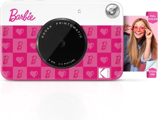 Kodak Printomatic Barbie Camera Wit, Geel