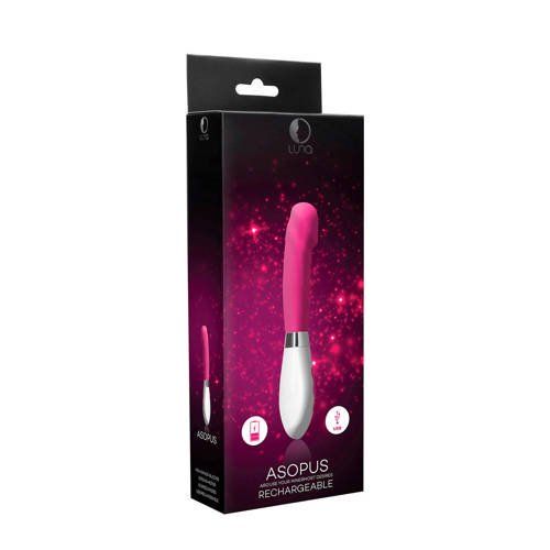 Luna Asopus Rechargeable - Pink - Roze - Siliconen