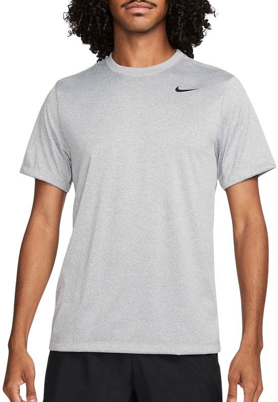Nike Dri-FIT Legend Shirt Heren - Lichtgrijs - Polyester - Maat XL