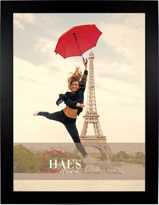 HAES deco - houten fotolijst paris zwart 30x40 - sp001311