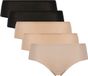 Chantelle Soft Stretch Hipster 5-pack broekjes, meerkleurig, Eén maat, dames