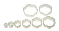 Silikomart Wonder Cakes by 72.317.87.0069 Uitsteekset voor koekjes of decoraties, suikerpasta, bloemenvorm, nylon, wit, 0,8 x 0,8 x 0,4 cm