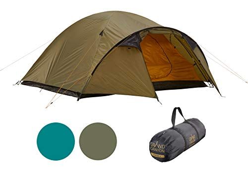 Grand Canyon Uniseks topeka tent voor volwassenen, olijf, 310 x 285 x 140 cm