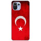 Xiaomi Mi 11 Drapeau turquie Bedrukt siliconen hoesje