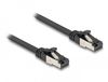 DeLOCK 80180 Câble réseau Noir 2 m Cat8.1 U/FTP Plat