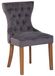 CLP Franca Eetkamerstoel - Velours gris antique clair
