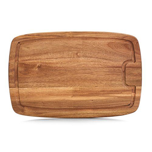 ZELLER Snijplank Met Saprand - bruin - hout