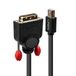 LINDY 41952 2m USB-C naar DisplayPort kabel zwart