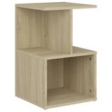 VidaXL Nachtkastje 35x35x55 cm Sonoma Eiken