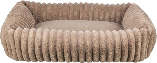 Trixie Hondenmand Lonni Ribfluweel Hoekig Lichtbruin 80X60 cm