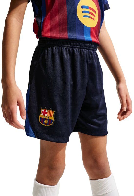 Nike FC Barcelona Kinder Wedstrijdshort II1719-498 Blauw Maat 140/146