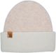 Stone Valley Beige Wol Muts met Creme Witte Manchet