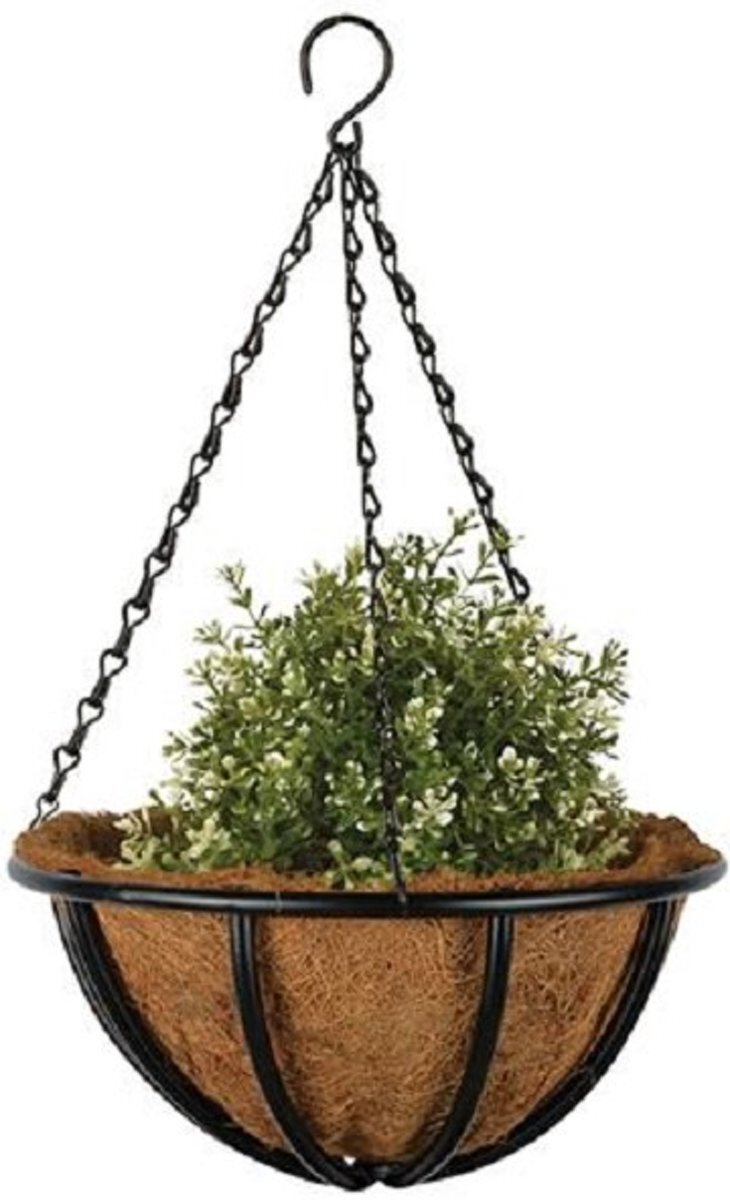 Esschert Design Metalen hanging basket 25 cm