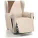 ECOMMERC3 Bankhoes voor 1-zits/relax, super verstelbaar, omkeerbaar, beige/bruin, extra zacht, 100% Made in Spain