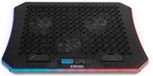 Krom Laptop Stand with Fan NXKROMKOOLER RGB 19" Black