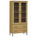 Bibliothèque OSLO 85x35x172,5 cm bois marron