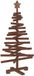 vidaXL Sapin de Noël en bois KOTKA 90 cm Pin massif