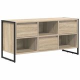 vidaXL TV-meubel Sonoma Bewerkt Hout 100 x 36 x 49,5 cm