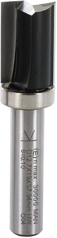 ENT Groeffrees HM 12x19x55mm, Met lager op kolf, met vaste kolf 8mm - 7911651