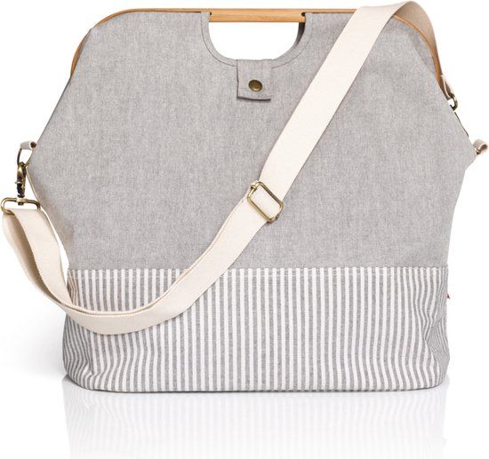 Prym Opbergtas Canvas & Bamboo - Grijs