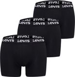 Levi's Boxershorts 3-Pack Uni Zwart - Maat L - Heren