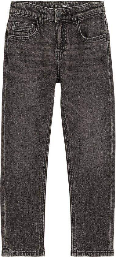 WE Fashion Jongens regular fit jeans Dark grey