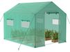 QEENTOE Serre, 3x2x2 mètres, serre à bâche avec porte tunnel et fenêtres, adaptée à la culture de plantes de jardin et de légumes