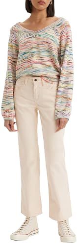 Levi's Women's Middy Ankle Boots Shorts, White Smoke