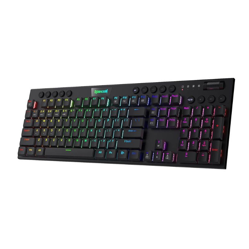 Redragon K618 Horus - Draadloos RGB Mechanisch Toetsenbord - Low-profile