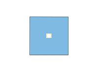GIMA 23625 niet-geweven BI-laags laken, 100 x 150 cm, met gatdiameter 9 x 18 cm (verpakking van 25)