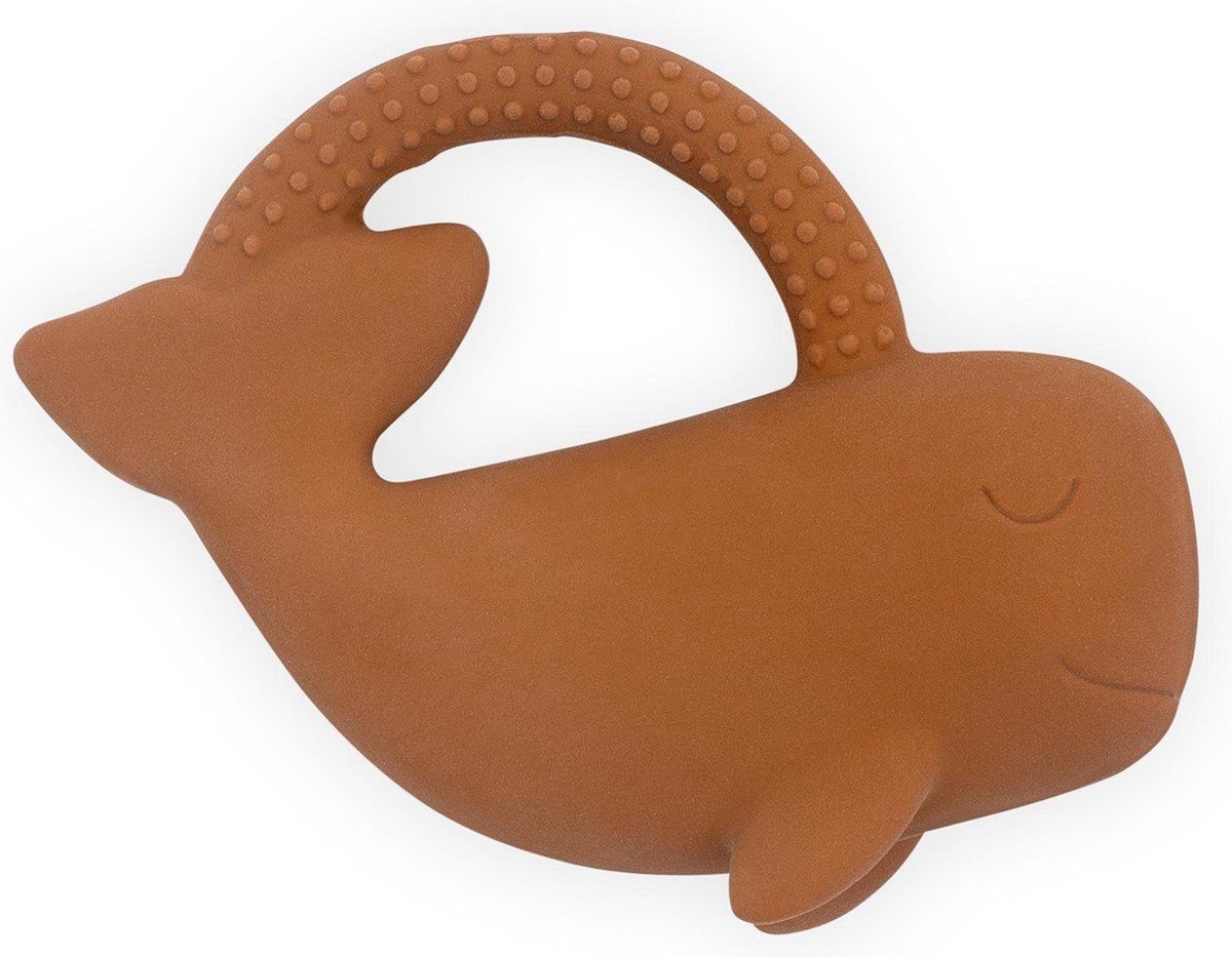 Jollein Bijtring rubber - Brown - Unisex