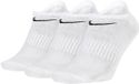 Nike Everyday Lightweight Socks (3-pack) - Wit/Zwart - Maat 42-46