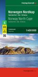 NORVEGE 62 damrak Norway North Cape Road Map