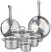 Fackelmann Set van 2 Bakpannen 28 en 32 cm en 4 Kookpotten 14, 16, 20 en 26 cm Elo Profi Citrin