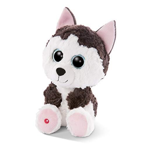 NICI Glubschis Husky Barkley Knuffel - 25cm - Zwart