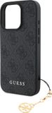 GUESS, Hoesje geschikt voor iPhone 16 Pro Max - 4G Print, Grijs