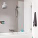 Get Wet by Sealskin Sealskin I AM badwand 1 delig 850 breed 1600 hoog Roestvrij staal helder glas met antikalk