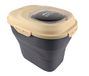 Dehner Wild Nature Voederton Barrel, 25 l, kunststof, beige/antraciet