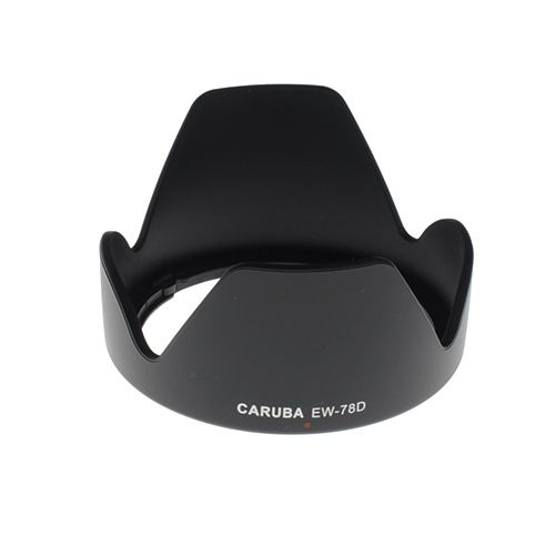 Caruba EW-78D Zonnekap voor Canon EF-S 18-200mm f/3.5-5.6 IS - Zwart