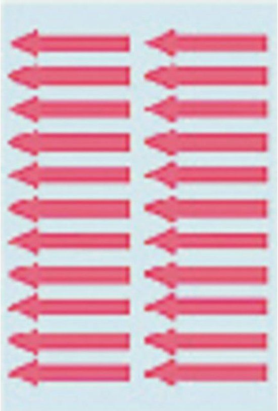 Merkloos Herma Huismerk Herma 4143 met afbeelding 38x7mm Pijl - 10 pakjes met 4 velletjes