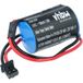 Vhbw Batterie Compatible Avec Omron Sigma Ii/v Servo Driver Sigma Ii, Sigma 2 Absolute Encoder Système De Contrôle (1000mah, 3,6v, Li-ion)