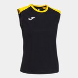 Joma Damestop Eco Championship Zwart/Geel Maat S