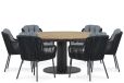 Santika Furniture Santika Tendenza/Salerno 160 cm dining tuinset 7-delig