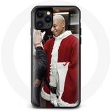 Maniacase Hoesje voor iPhone 12 Pro Mbappé Voetbal Vrolijk Kerstfeest