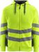 Mascot Safe Supreme sweat à capuche zippé 50138-932 - jaune fluo/gris foncé - 3XL