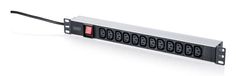 Digitus DN-95463 1U Zwart, Zilver