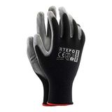 Reis Rtepo_Bs7 beschermende handschoenen, zwart-grijs, 7 maten, 12 stuks