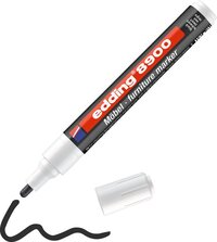 edding 8900 Meubelmarker Zwart - 1,5-2mm - Meubelstift voor Reparatie